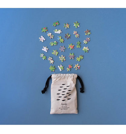 Pocket Night &amp; Day, 100-piece reversible puzzle