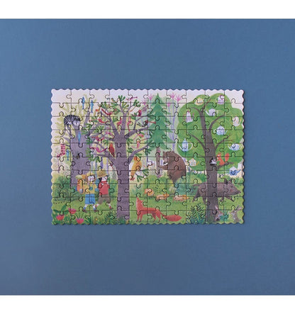 Pocket Night &amp; Day, 100-piece reversible puzzle