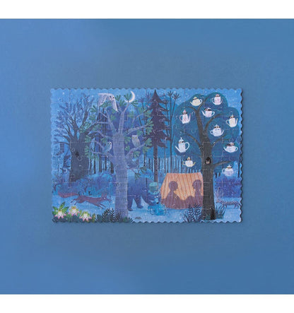 Pocket Night &amp; Day, 100-piece reversible puzzle