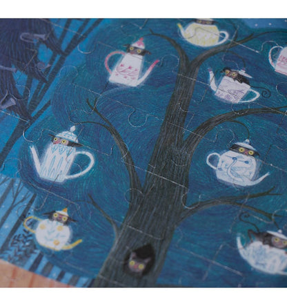 Pocket Night &amp; Day, 100-piece reversible puzzle