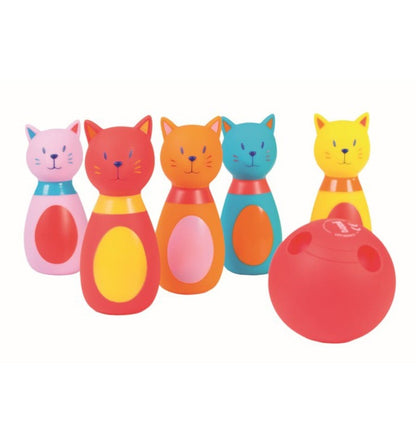 Jogo de boliche de gato, jogo de habilidade