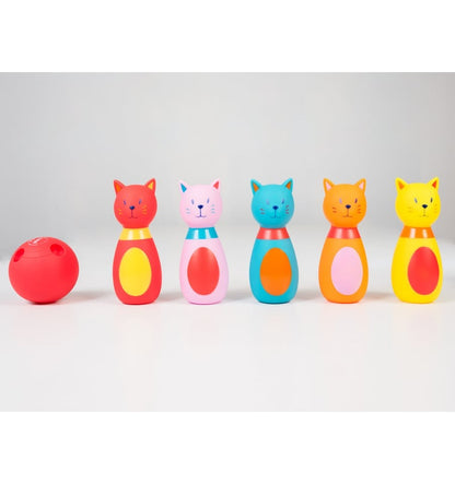 Jogo de boliche de gato, jogo de habilidade