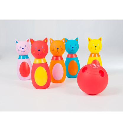 Jogo de boliche de gato, jogo de habilidade