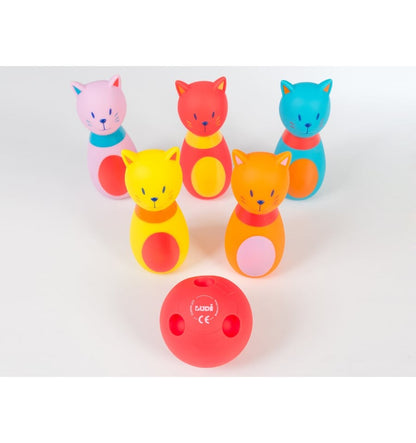 Jogo de boliche de gato, jogo de habilidade