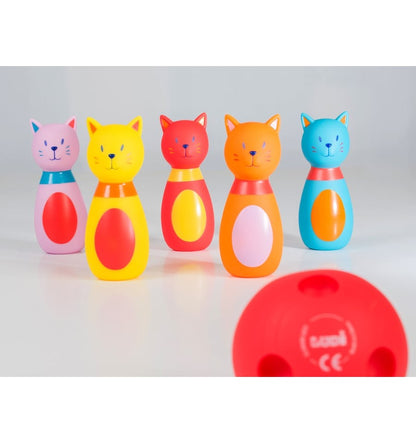 Jogo de boliche de gato, jogo de habilidade