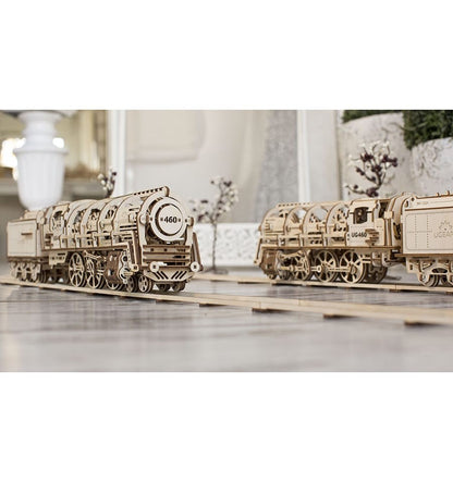 Steam locomotive 460, 3D wooden model