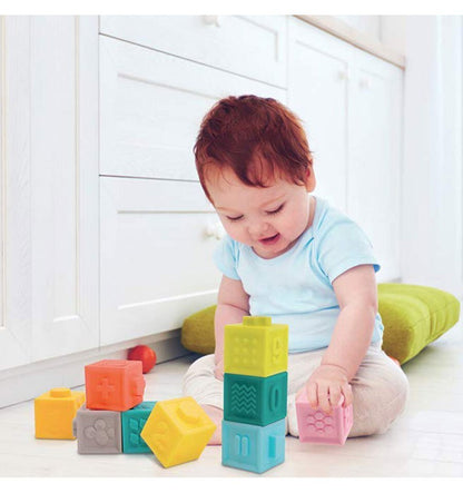 Conjunto de 9 cubos apilables y encajables