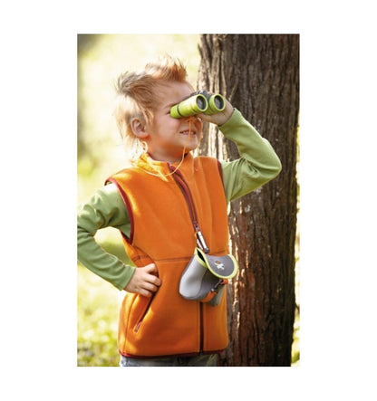 Binoculars with neoprene bag
