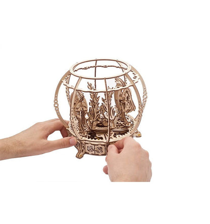 Aquário Mecânico, Kit 3D de Madeira