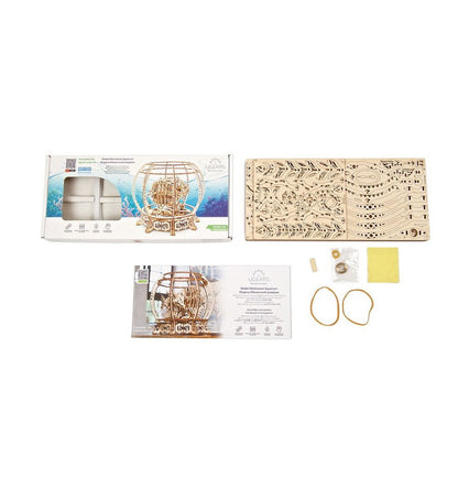 Aquário Mecânico, Kit 3D de Madeira