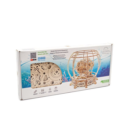 Aquário Mecânico, Kit 3D de Madeira