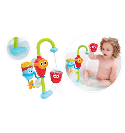 Grifo y vasitos divertidos, juguete de baño