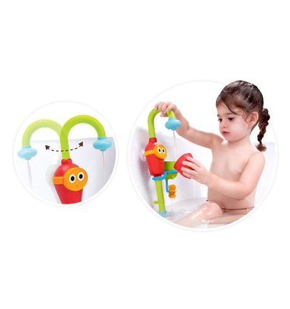 Grifo y vasitos divertidos, juguete de baño