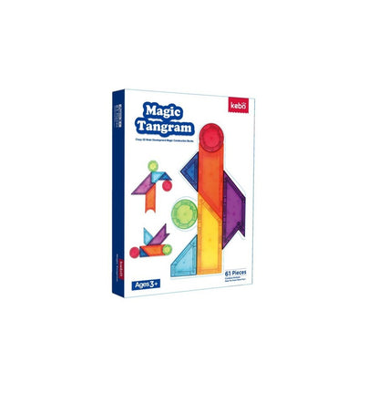 Magic Tangram 3D, brinquedo de construção magnético