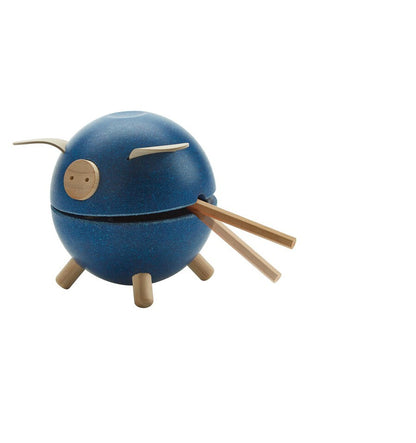 Hucha cerdito azul Orchard