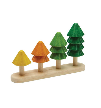 Sort and count trees, wooden toy