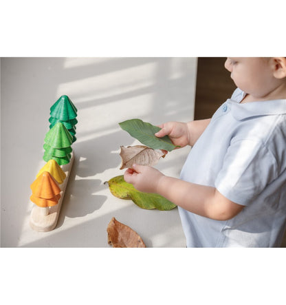 Sort and count trees, wooden toy