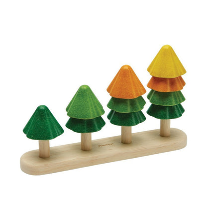Sort and count trees, wooden toy