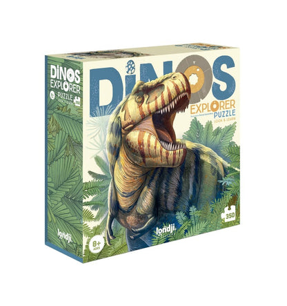 Dinos Explorer, quebra-cabeça de atividades com 350 peças