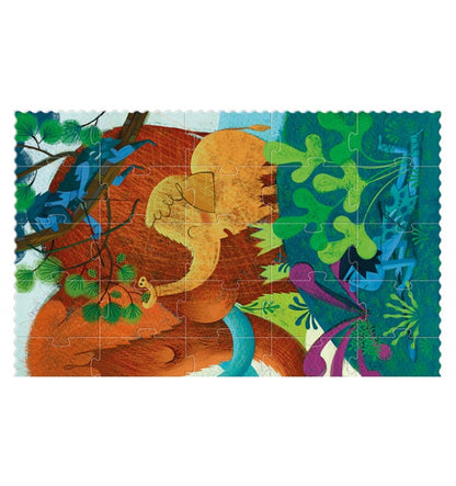 Go to the prehistory, Puzzle historia de 100 piezas