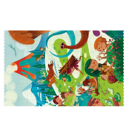 Go to the prehistory, Puzzle historia de 100 piezas