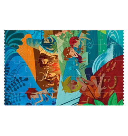 Go to the prehistory, Puzzle historia de 100 piezas