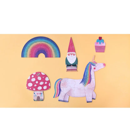 Happy Birthday Unicorn, puzzle progresivo