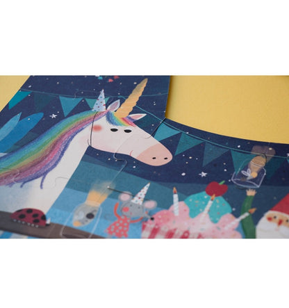Happy Birthday Unicorn, puzzle progresivo