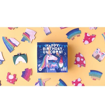 Happy Birthday Unicorn, puzzle progresivo