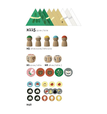 Climb the mountain, strategy game