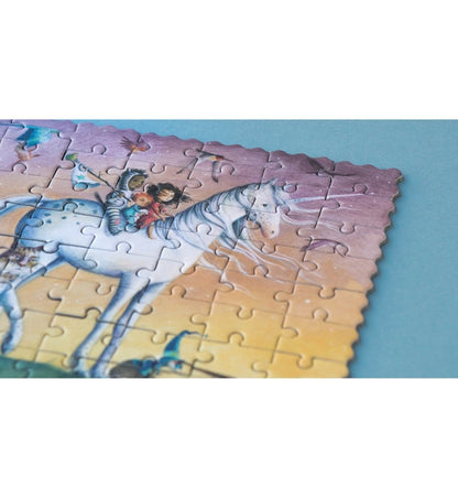 Pocket My Unicorn, 100-piece glitter puzzle