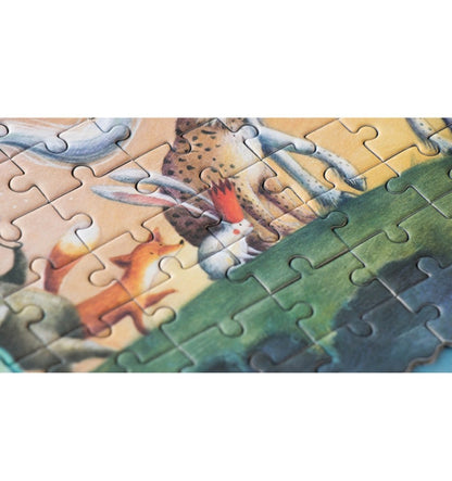 Pocket My Unicorn, 100-piece glitter puzzle