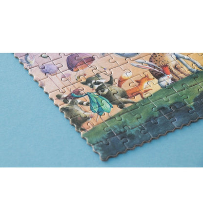 Pocket My Unicorn, 100-piece glitter puzzle