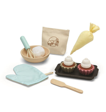 Set de Cupcakes, juguete de madera