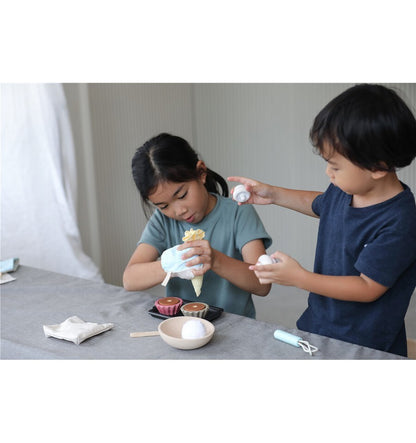 Set de Cupcakes, juguete de madera