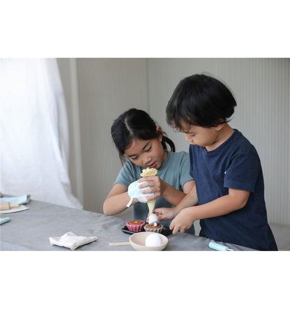 Set de Cupcakes, juguete de madera