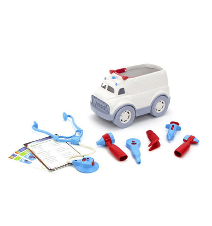 Ambulance and doctor set