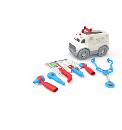 Ambulance and doctor set