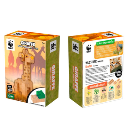 Giraffe, wooden construction toy