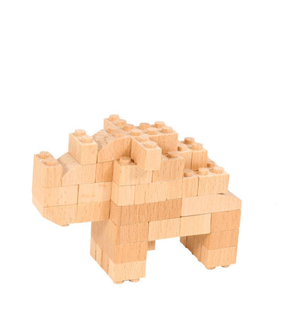 Safari 4 en 1, juguete de construcción de madera