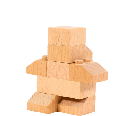 Espaço 5 em 1, brinquedo de construção de madeira