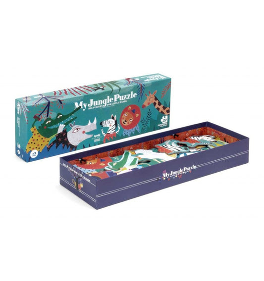 My Jungle Puzzle, Progressive Puzzle 2-8 pieces