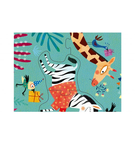 My Jungle Puzzle, Progressive Puzzle 2-8 pieces