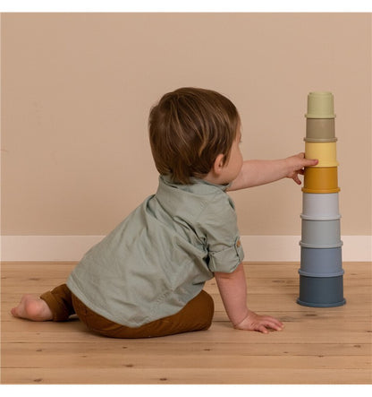 Cubos apilables Azules