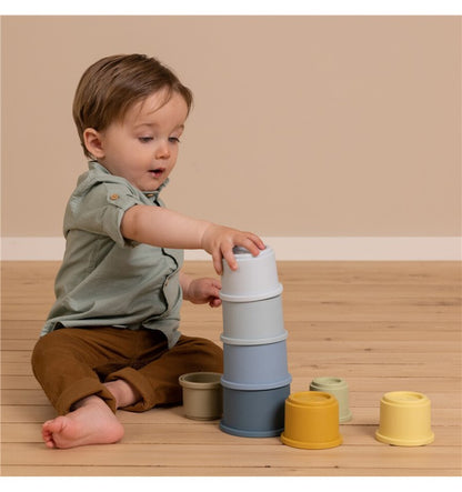 Cubos apilables Azules