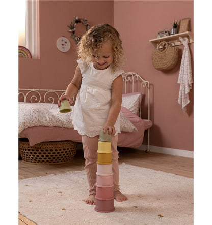 Cubos apilables Rosas