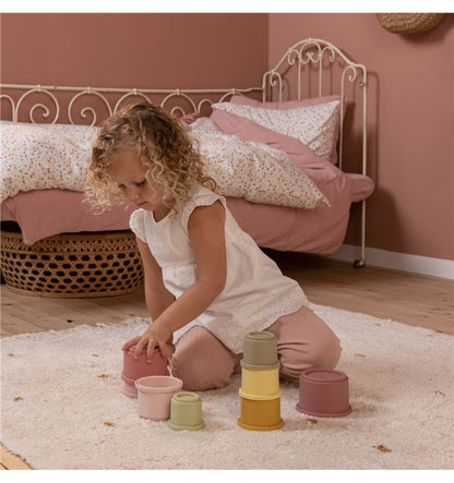 Cubos apilables Rosas