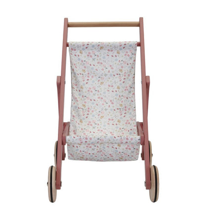 Cochecito de muñecas de madera