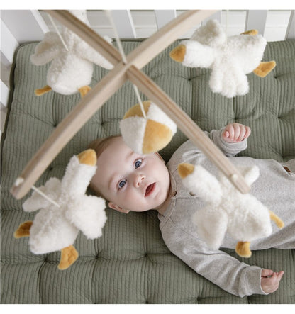 Oca móbile musical de madeira