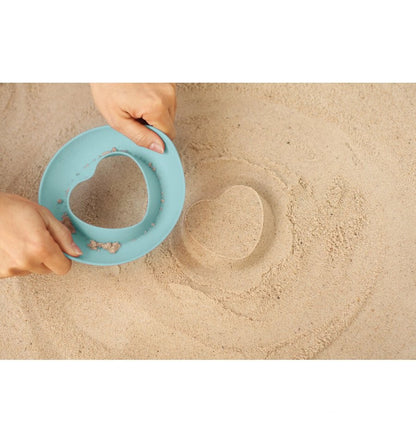 Corazón Amarillo, moldes mágicos, juguete de playa